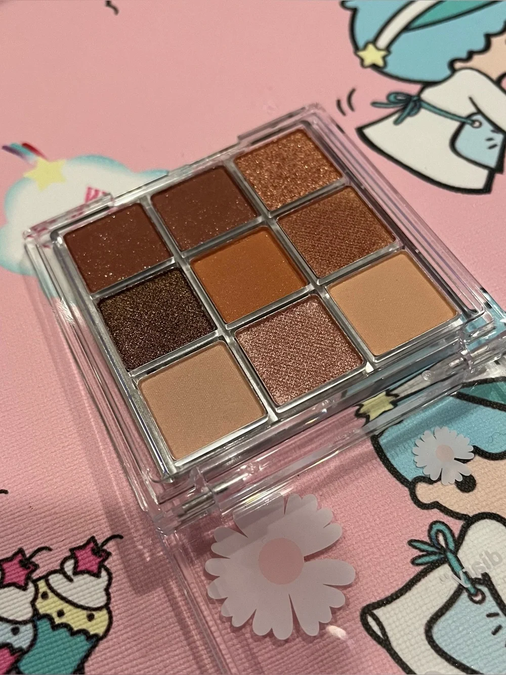 Small Neutral Eyeshadow Palette in Clear Packaging